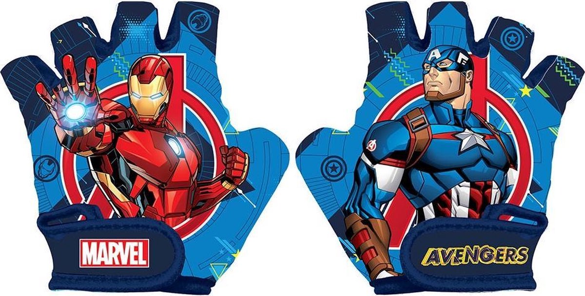 Disney Fietshandschoenen Avengers Jongens Blauw Maat S