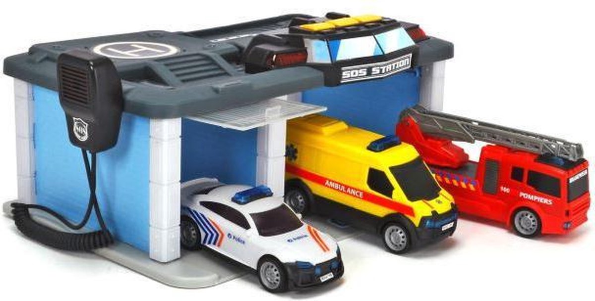 Dickie SOS Reddingscentrum Belgie - Speelgoedgarage