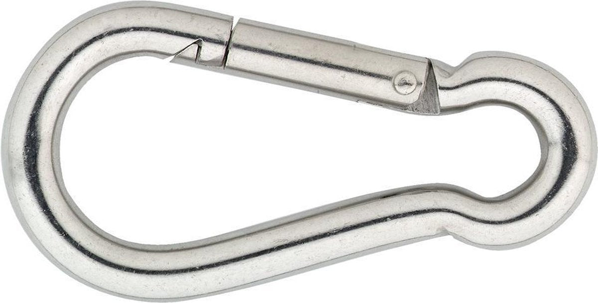 Dulimex Karabijnhaak 245-05I C-DIN 5299 RVS AISI 316 50 x 5mm 8000.024.5I05