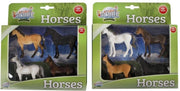 Paarden Kids Globe 4 stuks: schaal 1:32