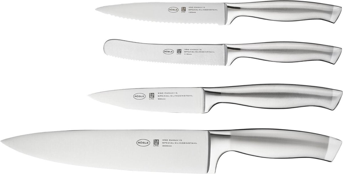 Rosle Messenset Basic Line 4 stuks