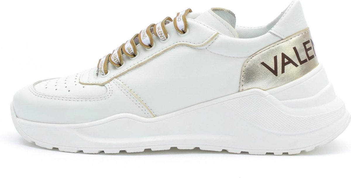 Valentino Shoes Dames Sneakers - Wit/Goud - Maat 40