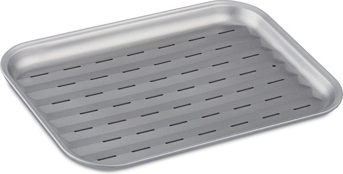 relaxdays grillplaat voor barbecue - bbq bakplaat - barbecue plaat - staal
