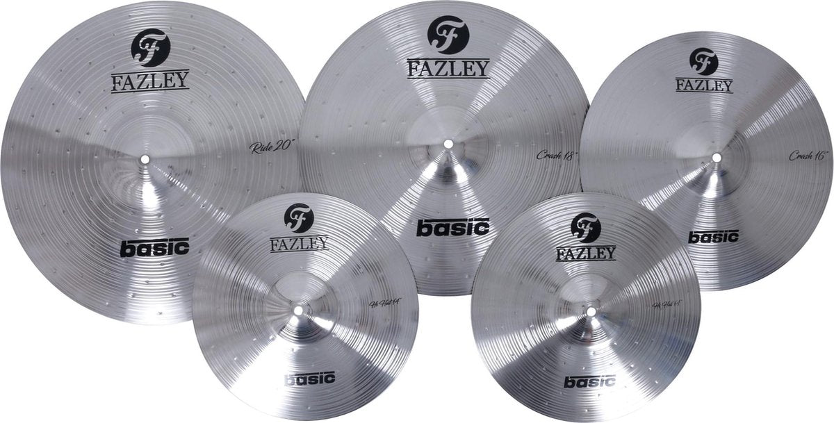 Fazley CYM Basic ECO KIT 4-delige bekkenset met tas