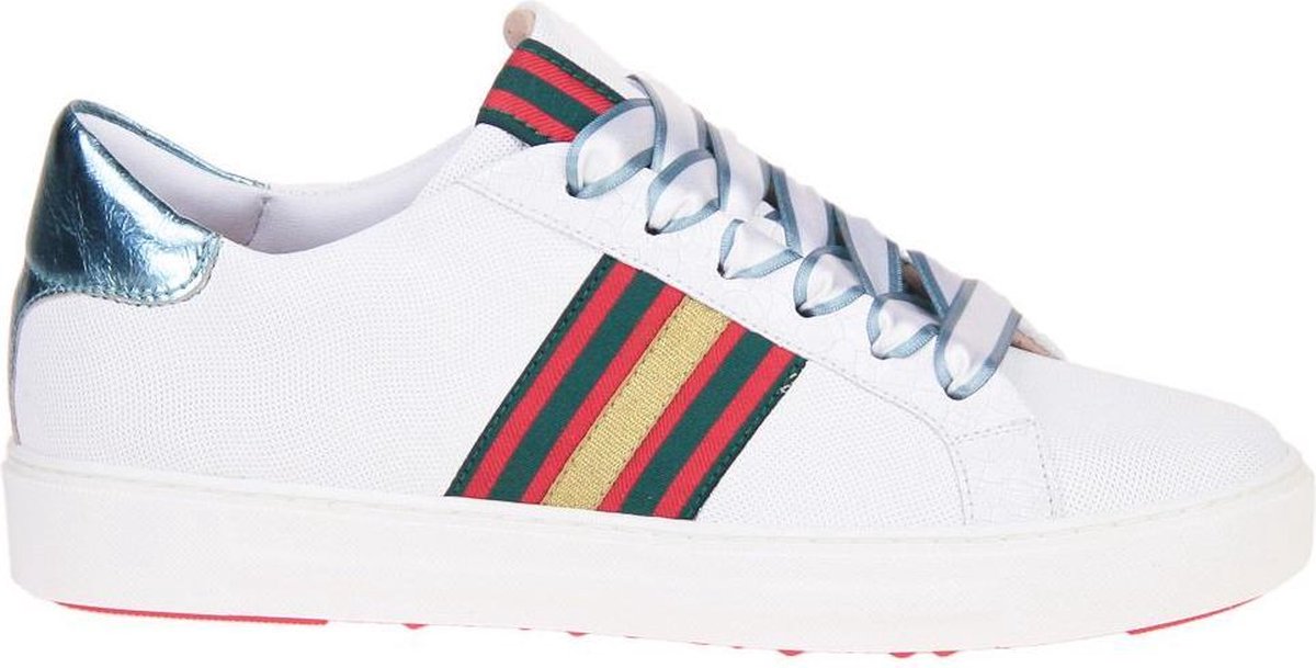 Maripé Wit-Groene Sneaker