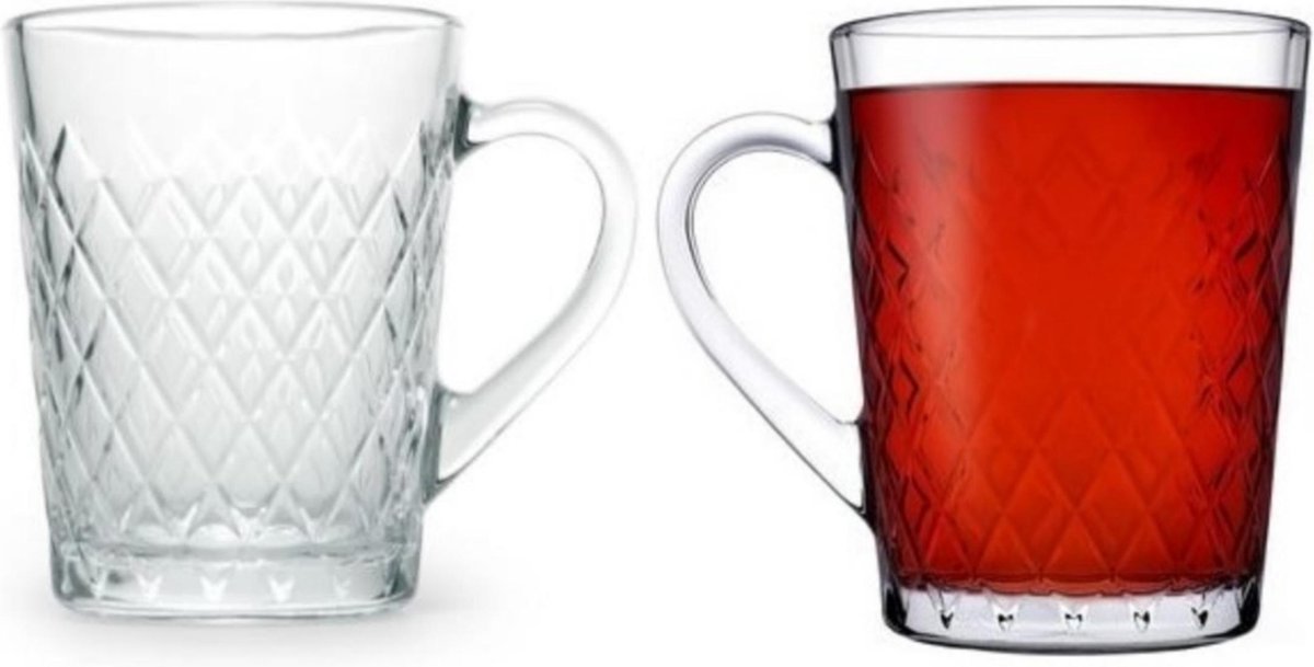 Pasabahce Ruby Glazen - 2 stuks - 260mL