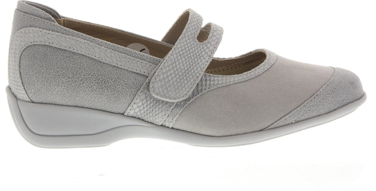 Dames Instappers & Ballerina's Xsensible 10010.2.634 Palermo Licht Grijs - Maat 38½