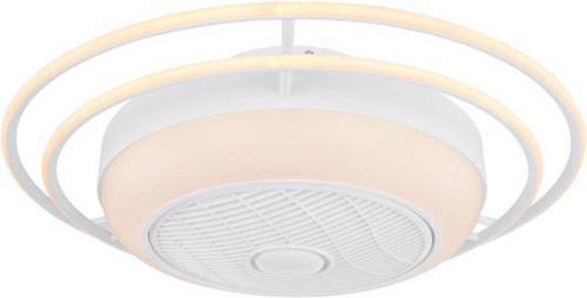 Plafondventilator met verlichting en afstandsbediening Romario - Wit