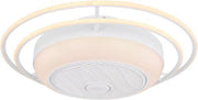 Plafondventilator met verlichting en afstandsbediening Romario - Wit