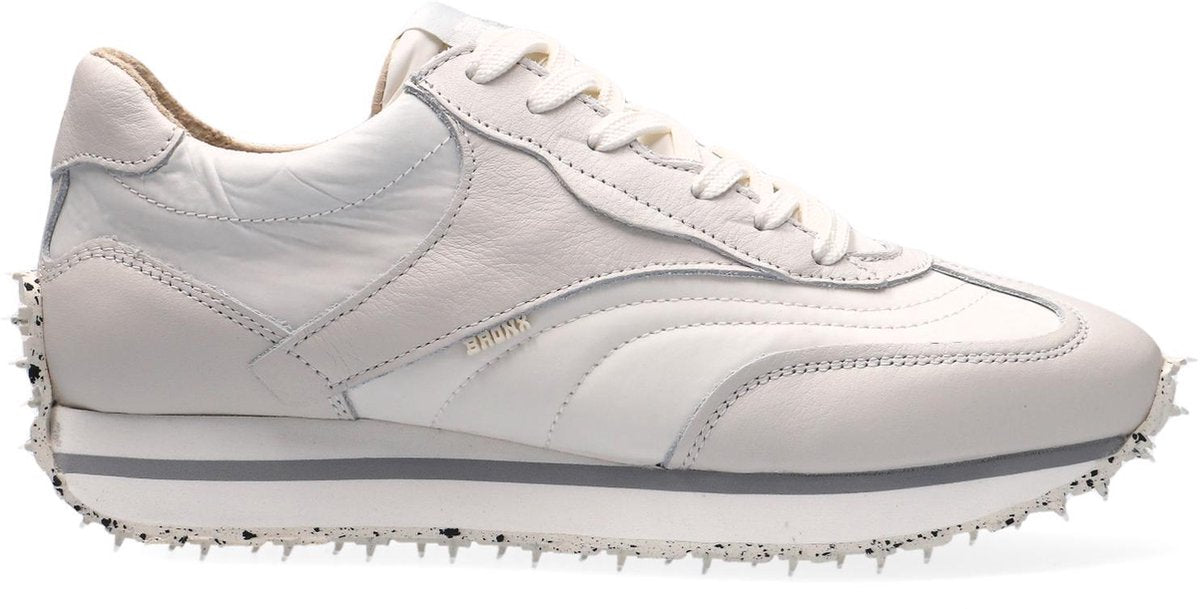 Bronx Ma-trixx 66373 Lage sneakers - Leren Sneaker - Dames - Wit - Maat 38