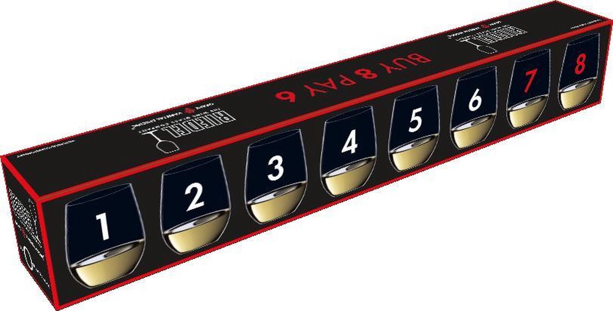 Riedel O Viognier / Chardonnay - set van 8