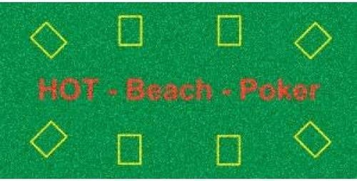 Poker Beach Badlaken groen 140x70 cm