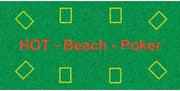 Poker Beach Badlaken groen 140x70 cm