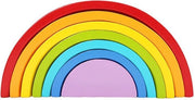Houten regenboog | klein | 7-delig | Montessori speelgoed | Houten speelgoed |Kidzstore.eu