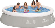 Jilong Zwembad rond opblaasbaar 450x122 cm grijs
