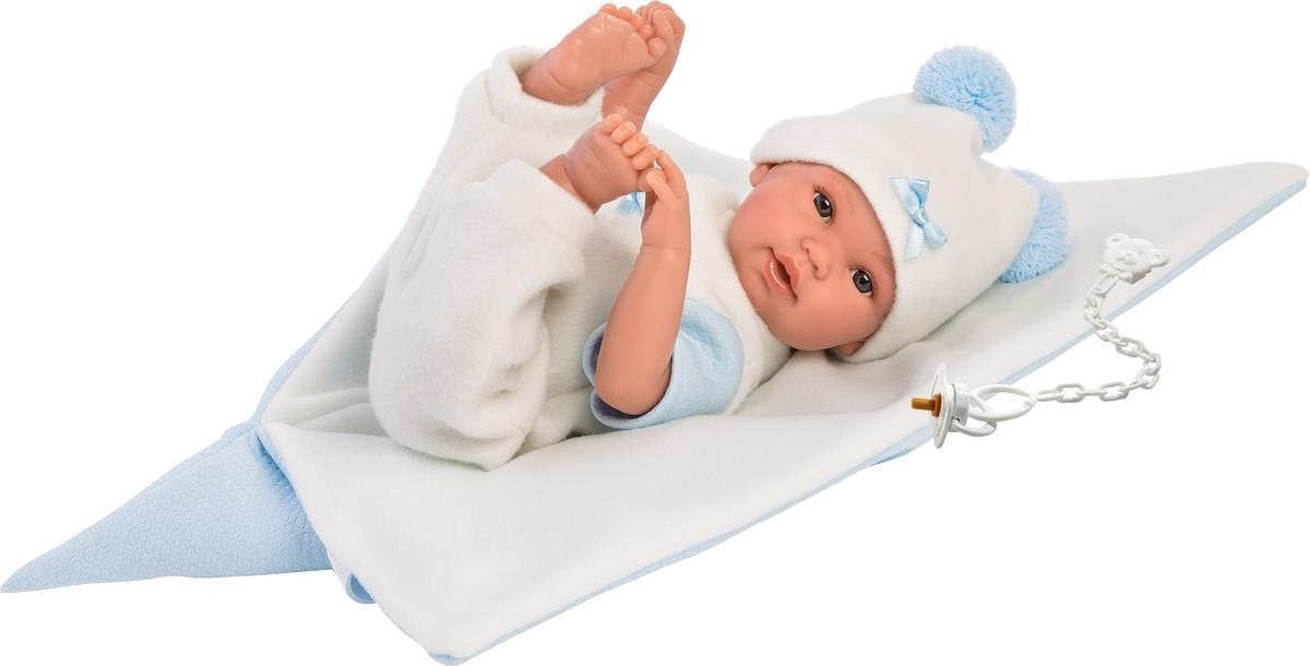 Llorens blanke pop ICE DOLL BLUE 36 cm