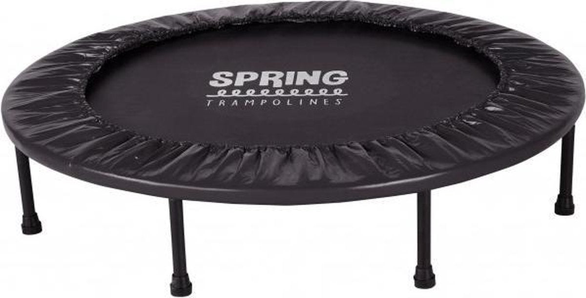 SPRING Mini Trampoline 140 cm opvouwbaar - Black Edition – zwarte rand