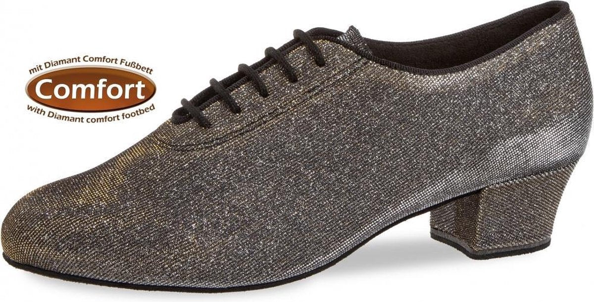 Diamant Dames Dansschoenen 093-034-509-A – Salsa/Latin Trainingsschoenen – Zwart