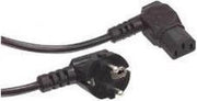 Deltac 220V 2.0m cable electriciteitssnoer Zwart 2 m