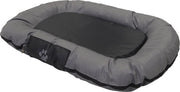 Nobby - classic honden kussen ovaal reno -  zwart - 80 x 58 x 10 cm