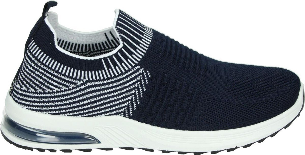 Crosby 417025/03-05 - Volwassenen Instappers - Kleur: Blauw - Maat: 40