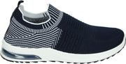 Crosby 417025/03-05 - Volwassenen Instappers - Kleur: Blauw - Maat: 40
