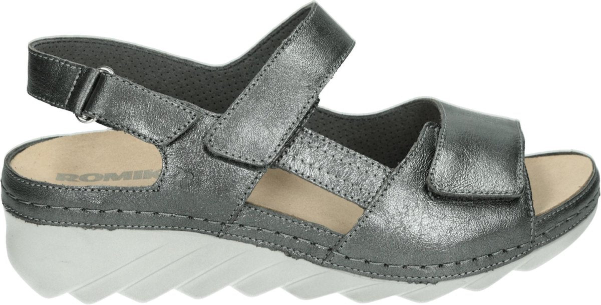 Romika SALEM 15 - Volwassenen Sandalen met hakDames Sandalen - Kleur: Metallics - Maat: 42