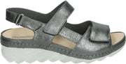 Romika SALEM 15 - Volwassenen Sandalen met hakDames Sandalen - Kleur: Metallics - Maat: 42