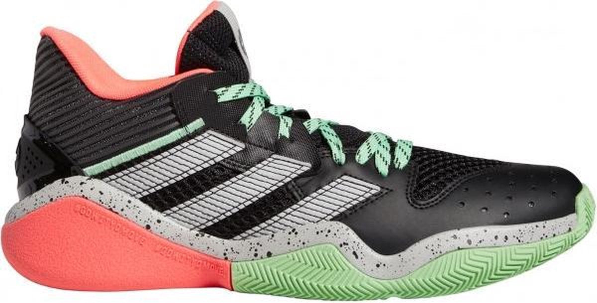 adidas Harden Stepback - zwart/groen/oranje - maat 47 1/3
