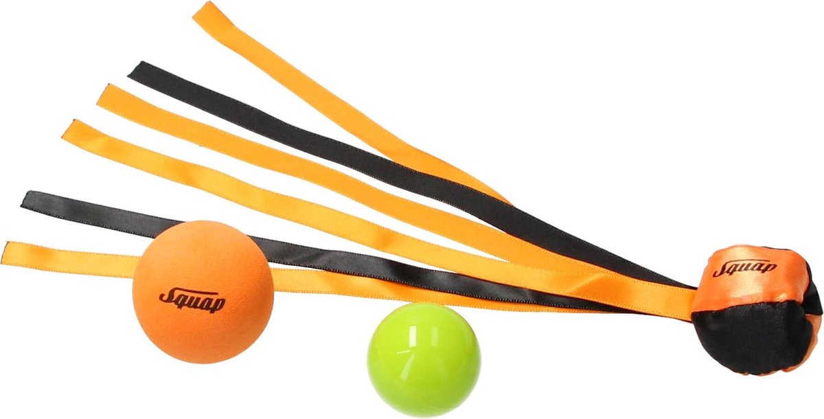 Speel Ballen voor Buiten en Binnen 3 Stuks – Zachte bal Lichtgevende Bal en Staartbal – Buitenspelen – Zwart