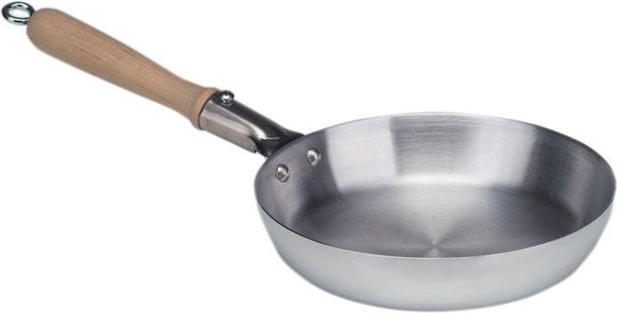 Glückskäfer Koekenpan Zilver Metaal 12 Cm