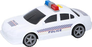 Gearbox Politieauto Met Licht En Geluid 40 Cm Wit