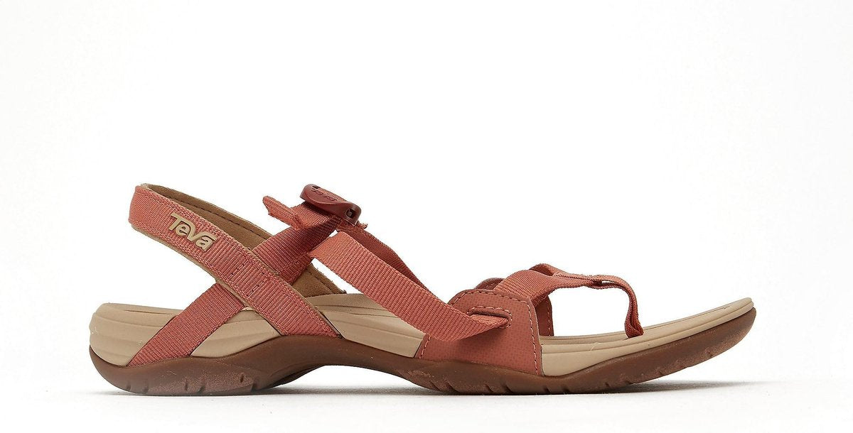 Teva Ascona Cross Strap Sandalen - Rood - Dames - Maat 37