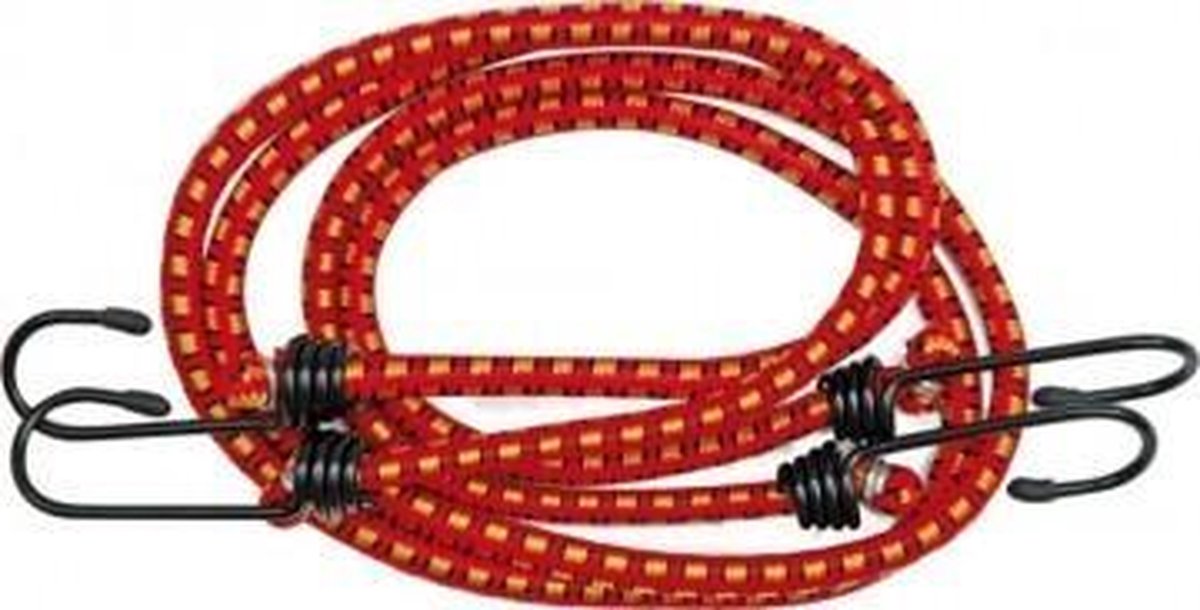 Snelbinder met spinhaak - 150 cm - 2 stuks