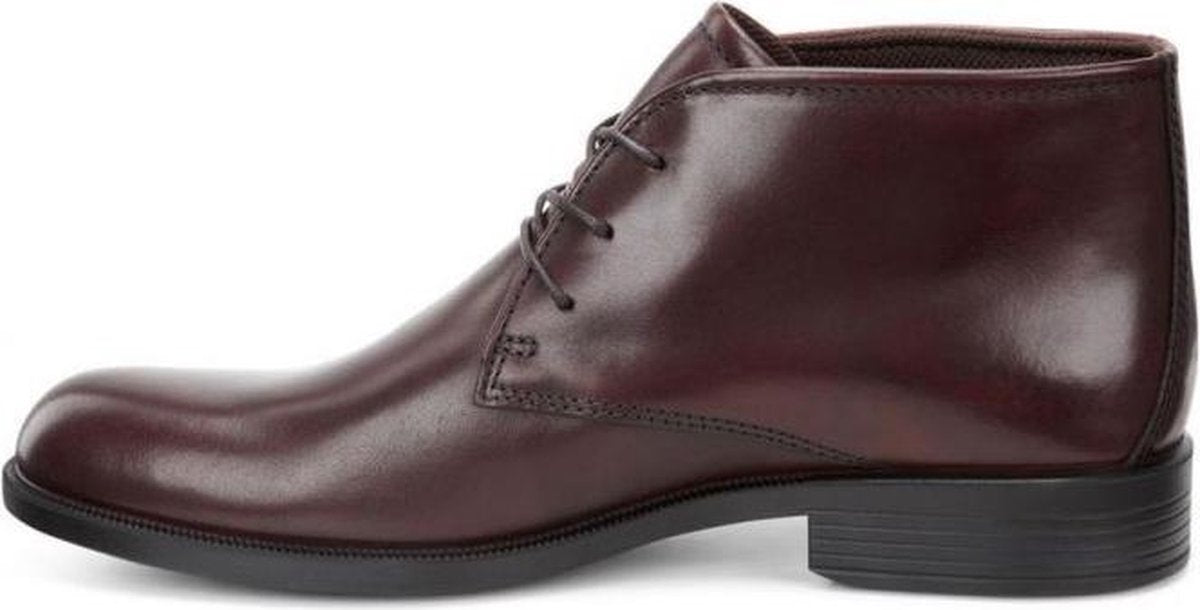 ECCO 634544-01060 Heren Enkellaars - Donkerbruin - Maat 42