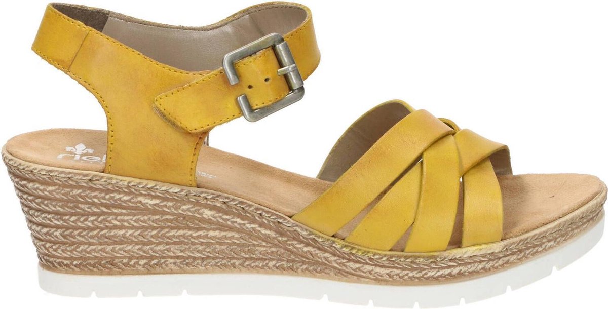 Gele Rieker Sandalen
