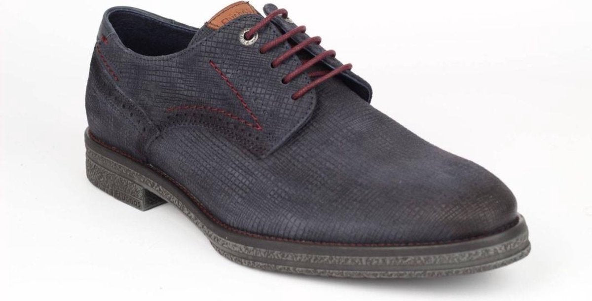 FLUCHOS Veterschoen bruin nub met print maat 41