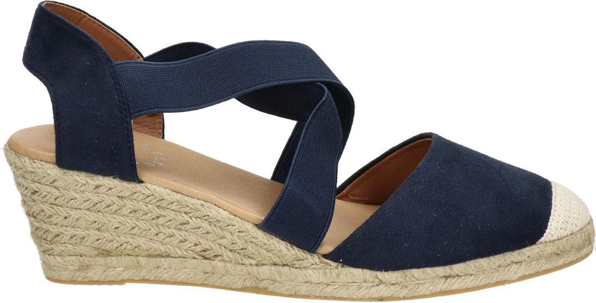 Nelson dames espadrille - Blauw - Maat 42