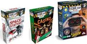Escape Room Uitbreidingsbundel - 3 Stuks - Virtual Reality VR & Space Station & Casino