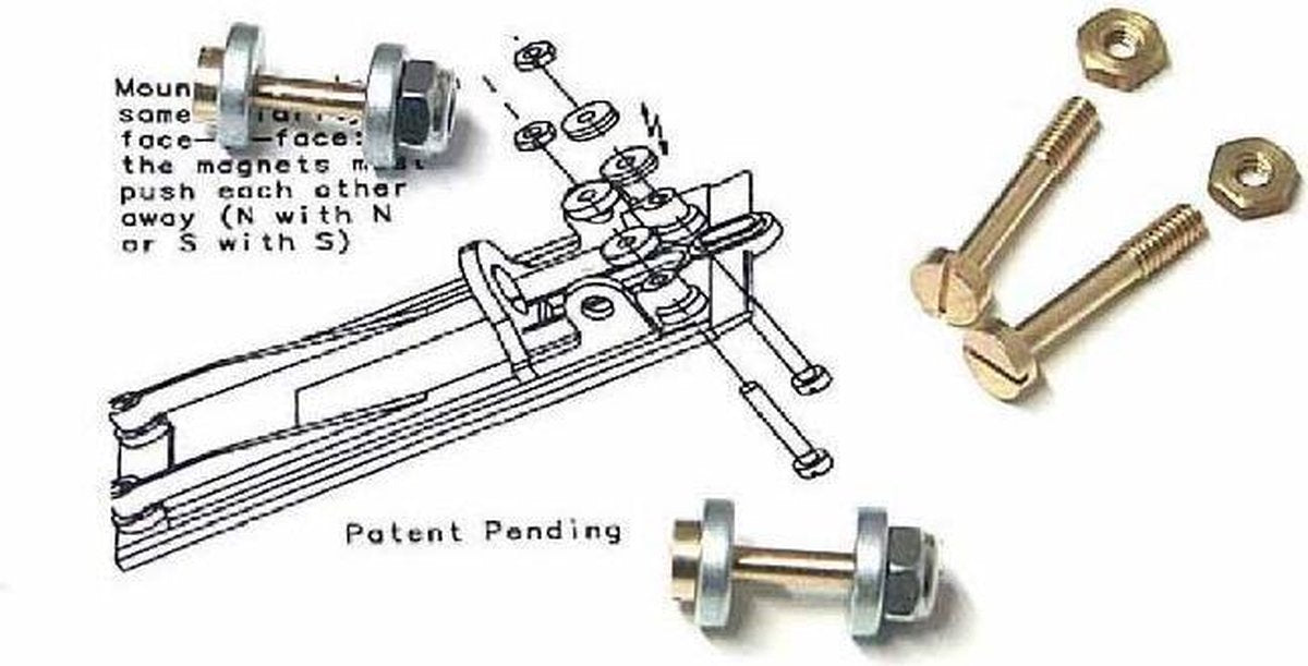 Slot.it - Magnetic Suspension Kit - SL-CH09 - modelbouwsets