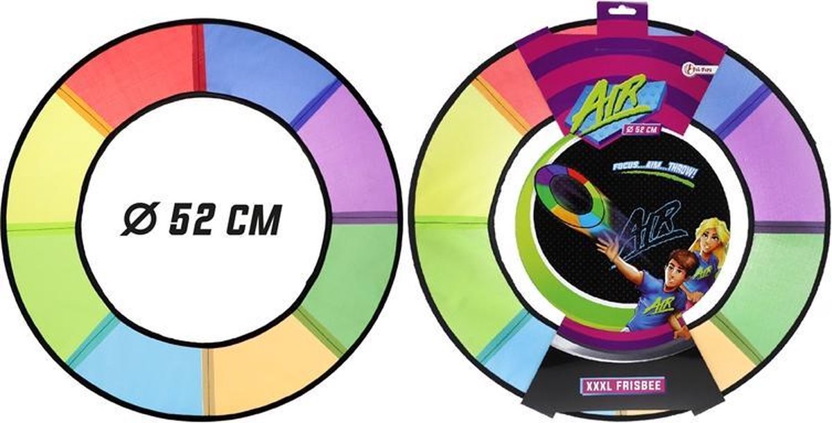 Toi Toys AIR Frisbee XXXL van stof Ø52cm