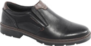 Easy Street Heren Zwarte instapper elastisch - Maat 42