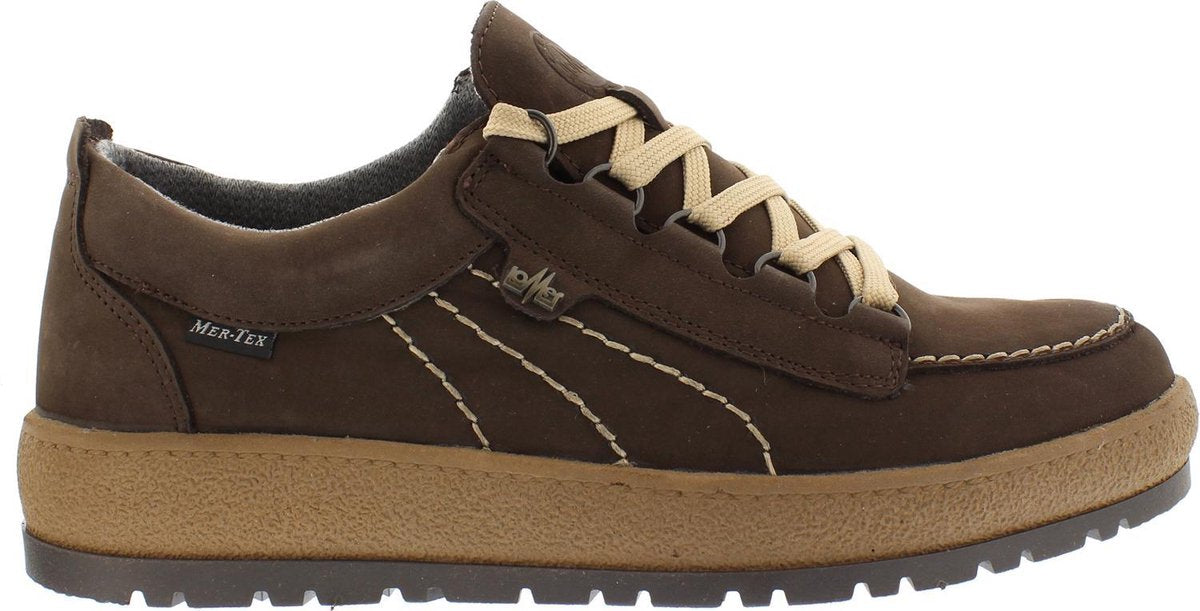 Lomer Alba MTX Veterschoen Heren Suede Espresso - Maat 41
