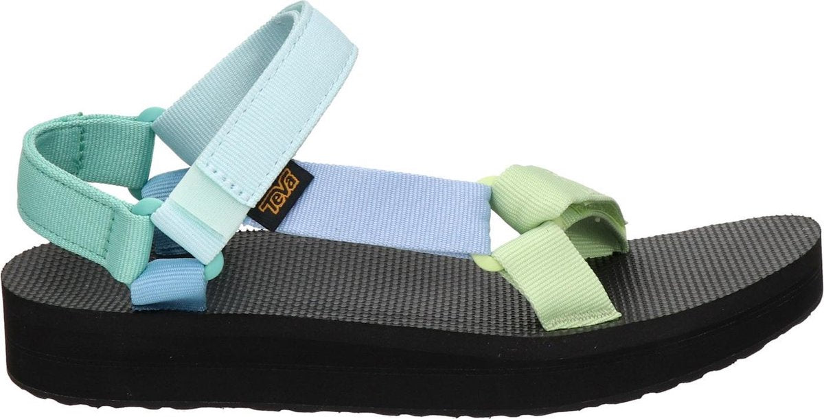 TEVA W Midform Universal Sandalen Dames - Blauw / Groen - Maat 41
