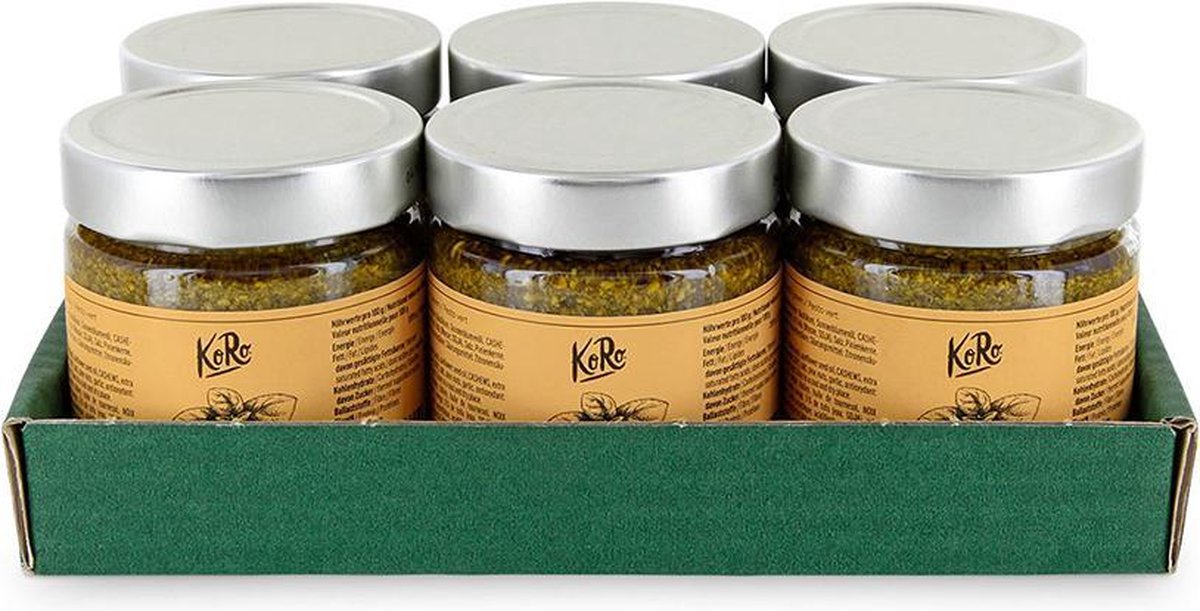 KoRo | Groene veganistische pesto | 6 x 180 g