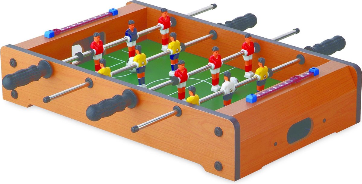 JollyPlay - Tafelvoetbalspel - 52 cm - 2 Balletjes - Inclusief scoreboard