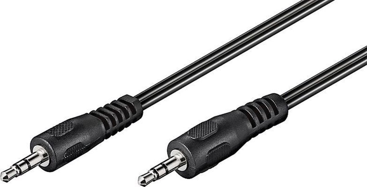 Goobay 50430 audio kabel 5 m 3.5mm Zwart