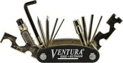 Ventura Multitool 18 Functies 9 Cm Zwart/zilver