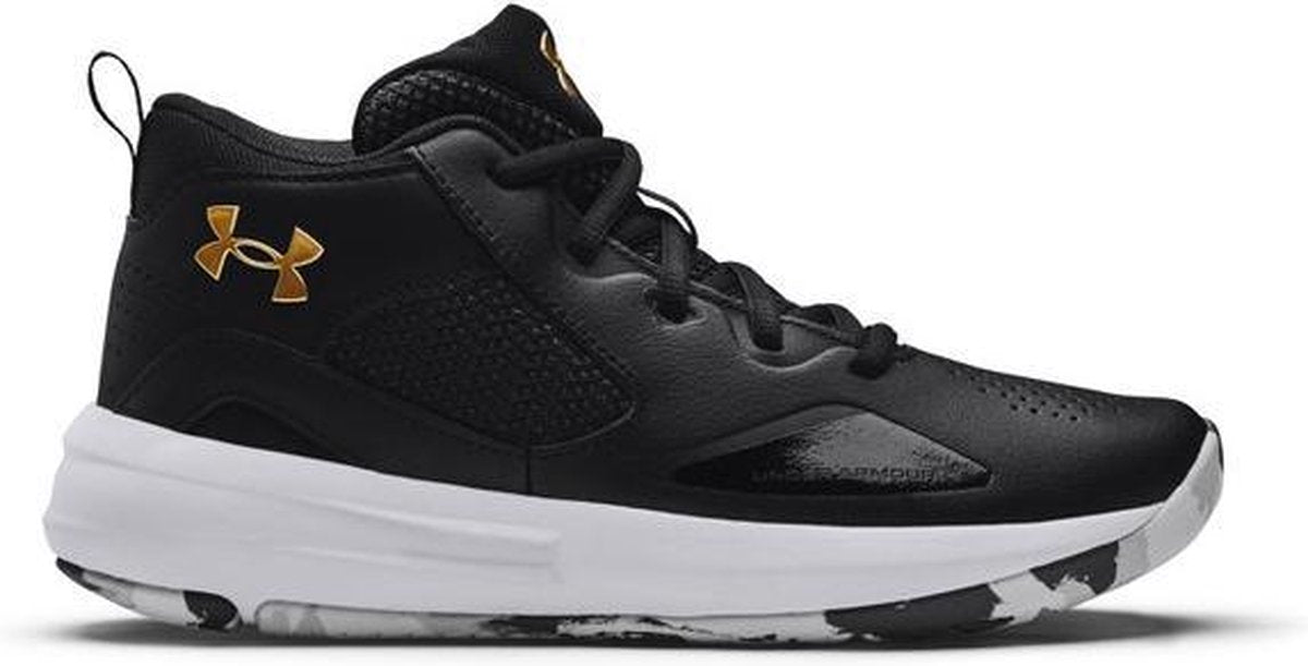 Under Armour Lockdown 5 GS kinderen - zwart/wit - maat 38.5