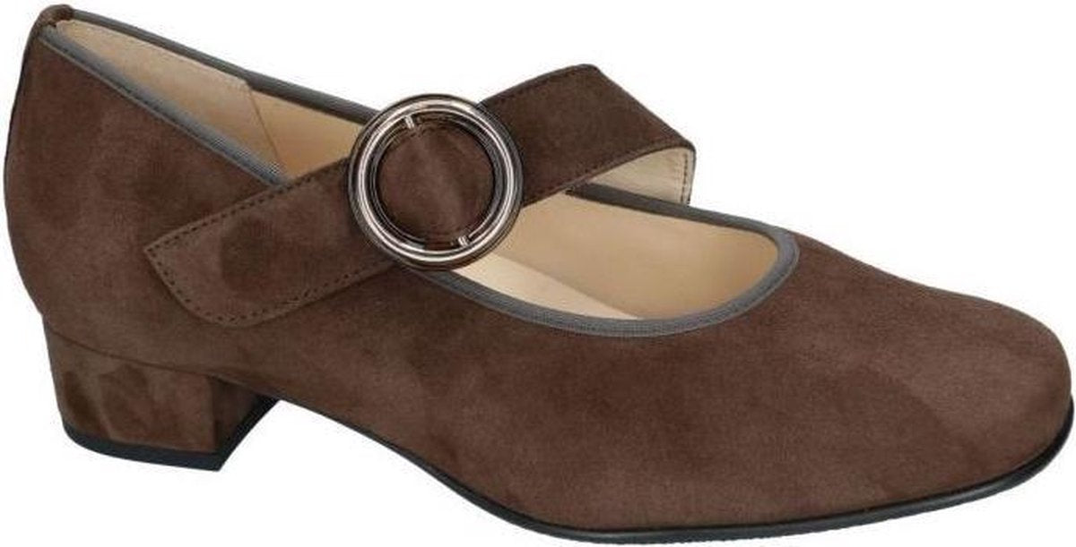 Hassia -Dames -  bruin donker - pumps & hakschoenen - maat 39